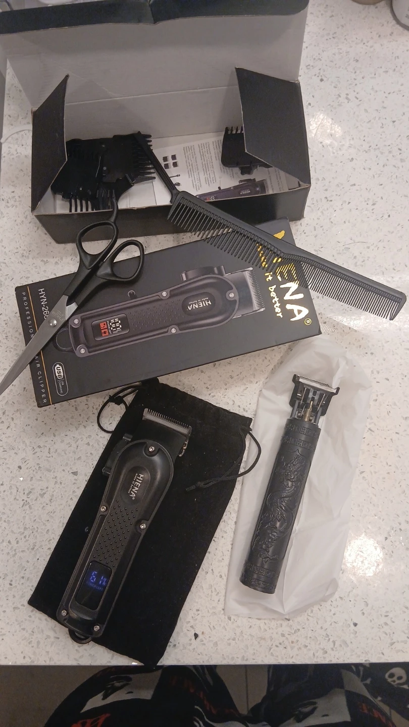HIENA Professional Hair Clipper Set with Accessories