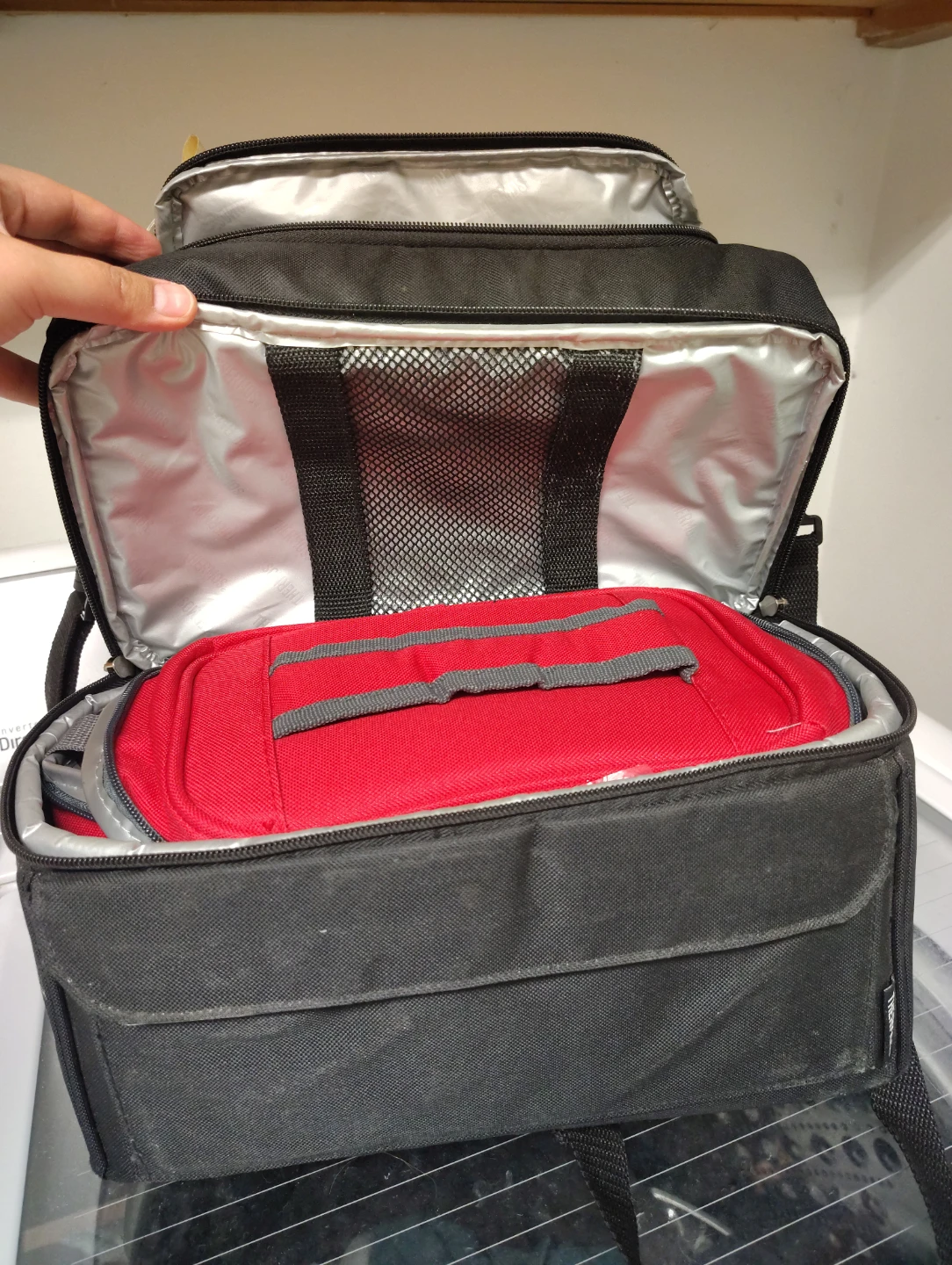 Thermos Insulated Lunch Bag with Red Container - photo 3