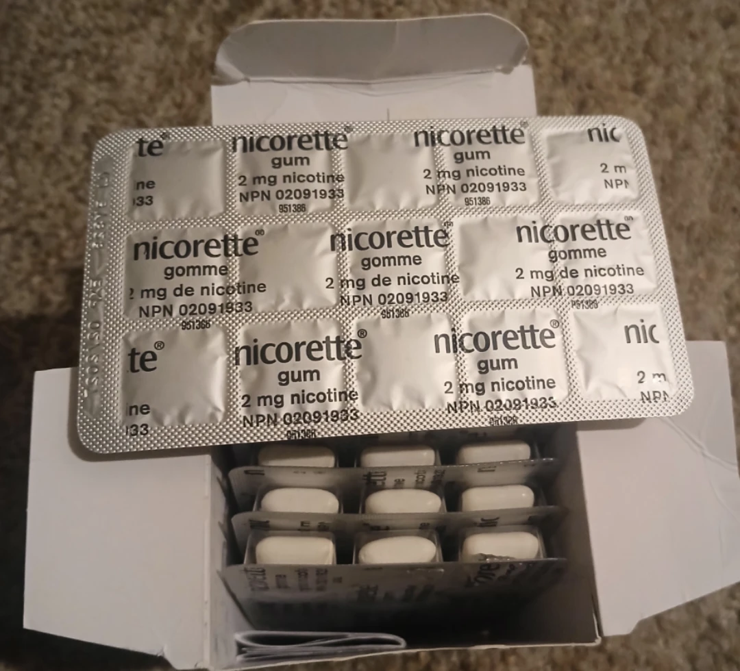 Nicorette Gum - 2mg Mint Green - 105 Pieces