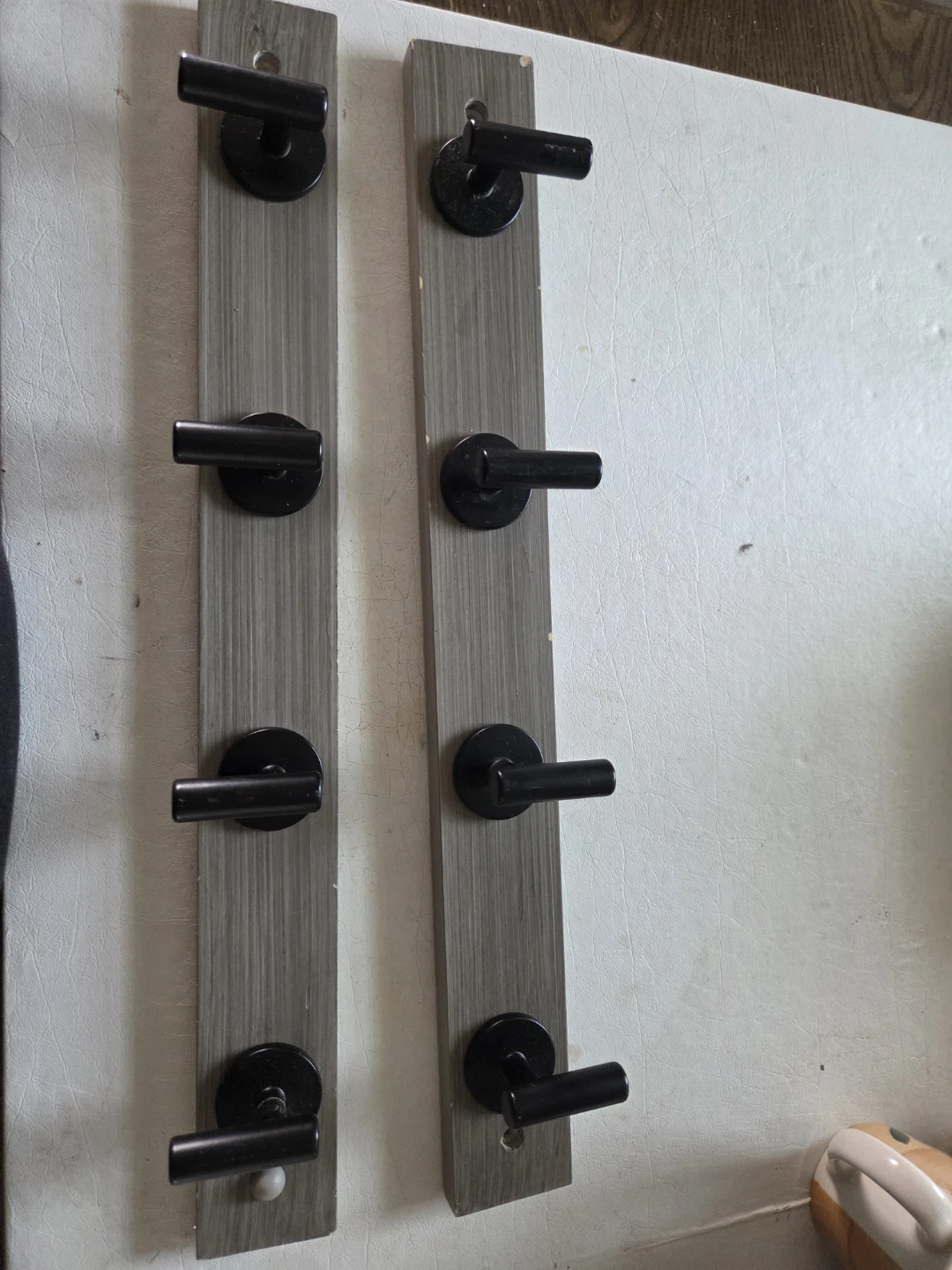Set of 2 Wall Mounted Coat Hooks