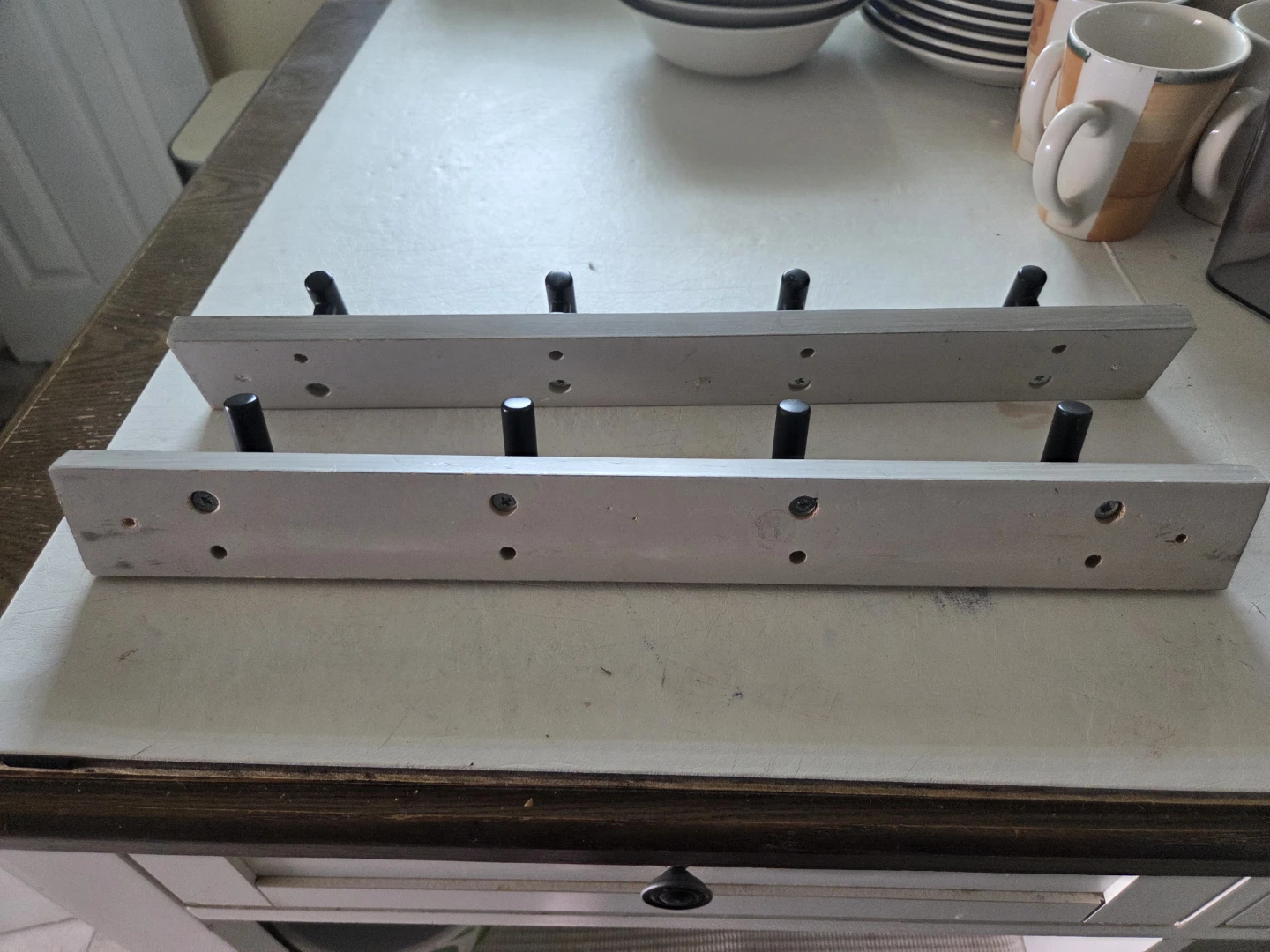 Set of 2 Wall Mounted Coat Hooks - photo 2