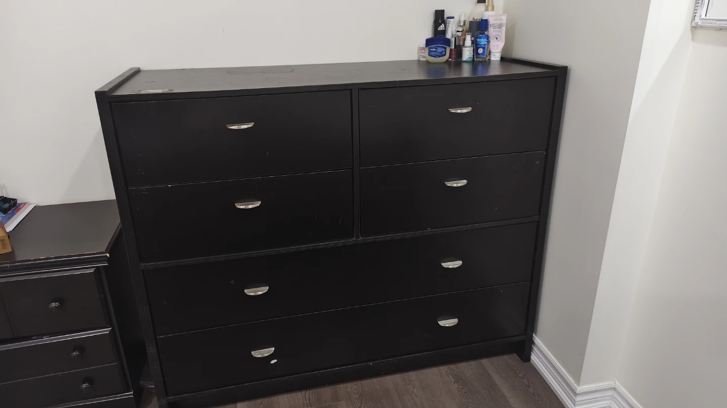 Black 6-Drawer Dresser - photo 3