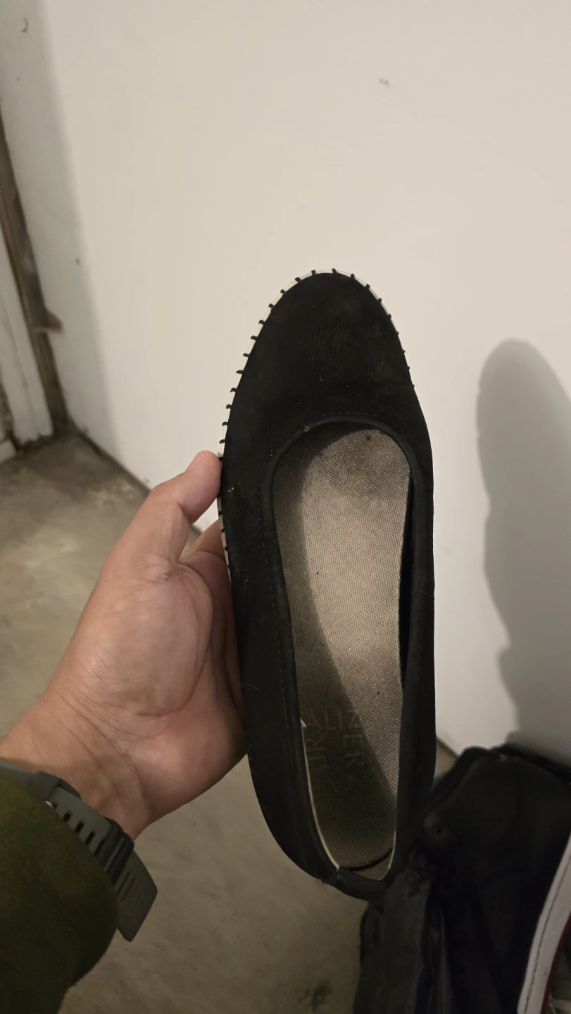Naturalizer Black Suede Flats