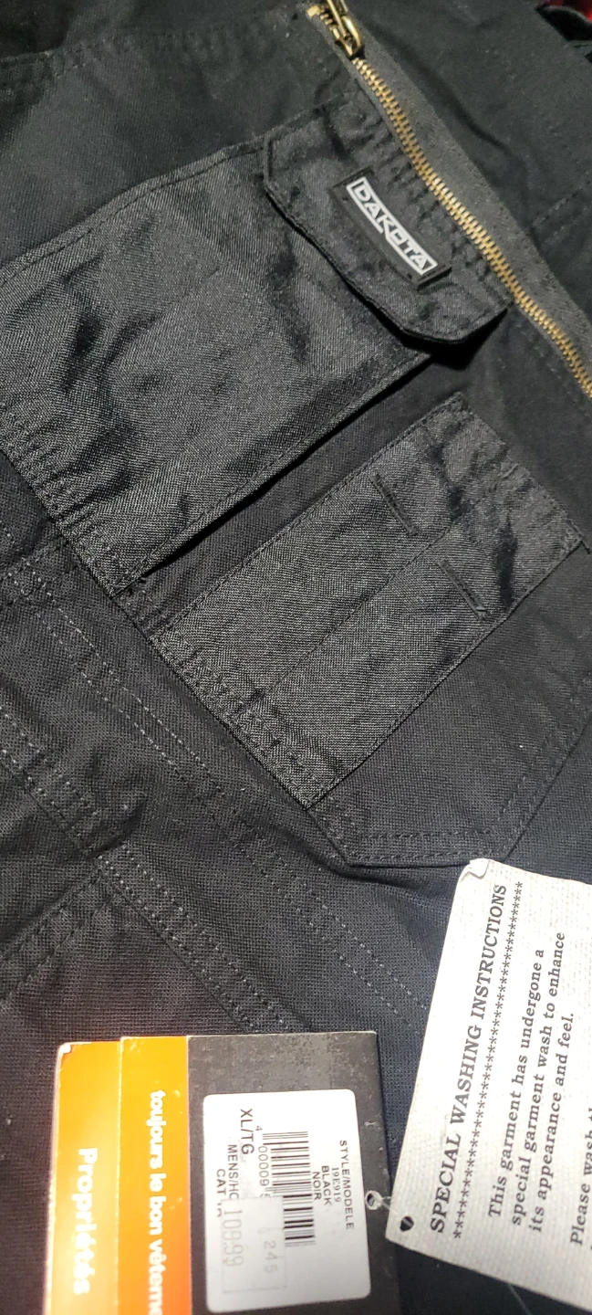 Dakota Black Denim Overalls - XL - photo 3