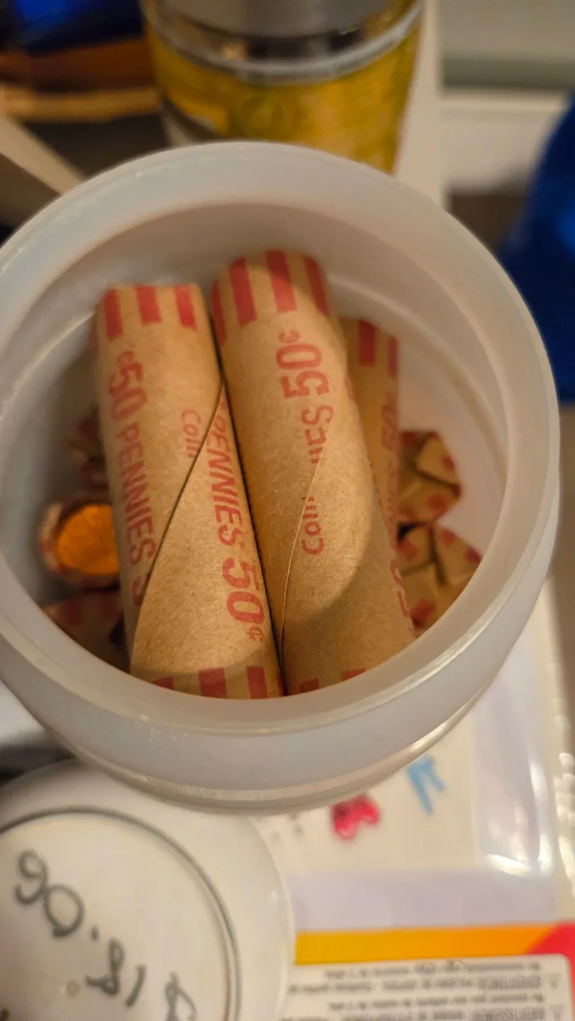 Rolls of Pennies