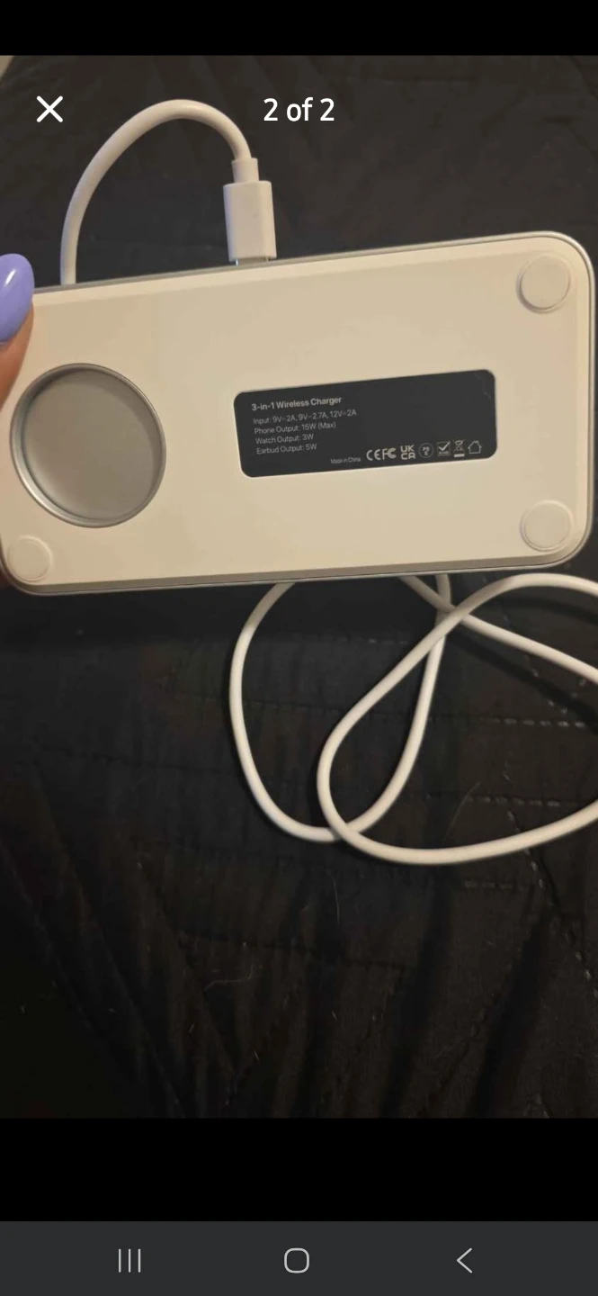 Wireless charging 3 in 1 - photo 2