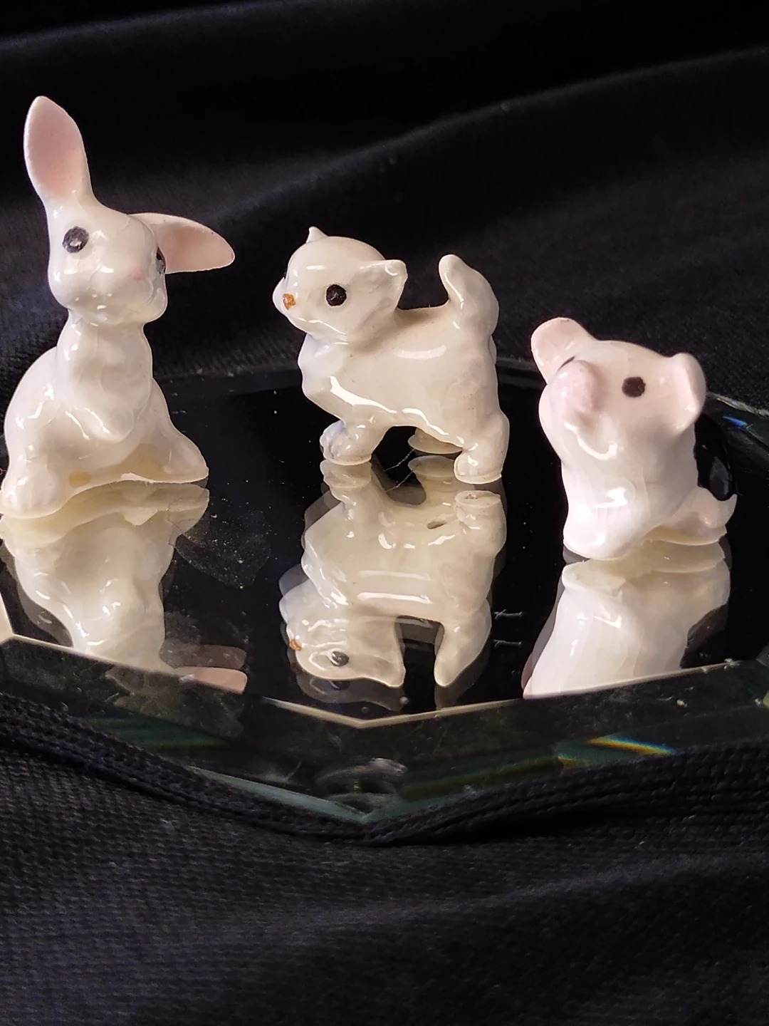 Set of 3 Hagen Renaker Ceramic Animal Figurines