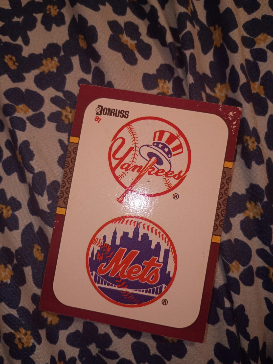 Donruss 1987 Baseball Card - Yankees & Mets