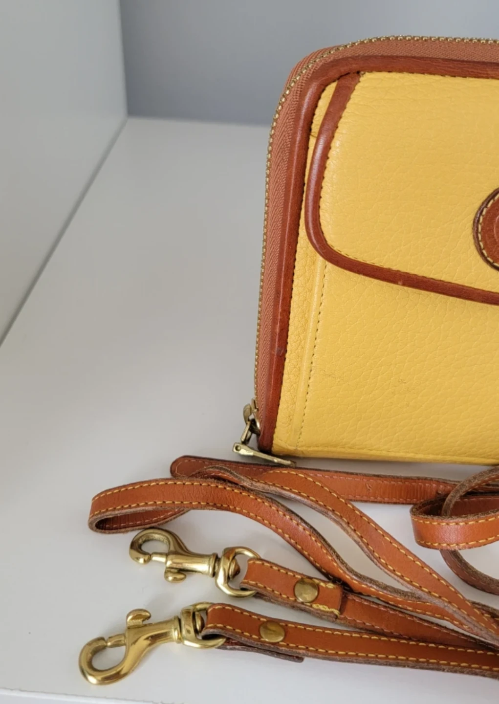 Dooney & Bourke Yellow Crossbody Wallet - photo 2
