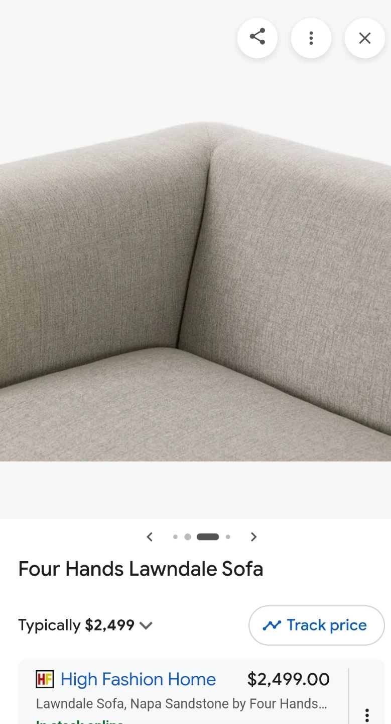 Four Hands Lawndale Sofa, Napa Sandstone - photo 3