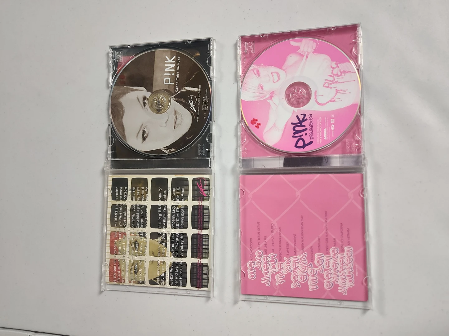 P!NK Can't Take Me Home and Missundaztood CDs - photo 5