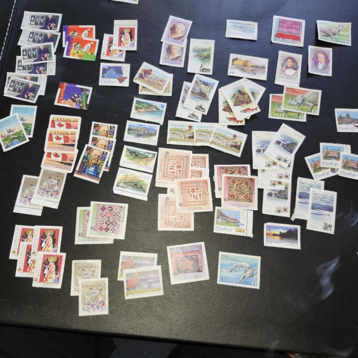 Collection of Canada Postage Stamps (79)