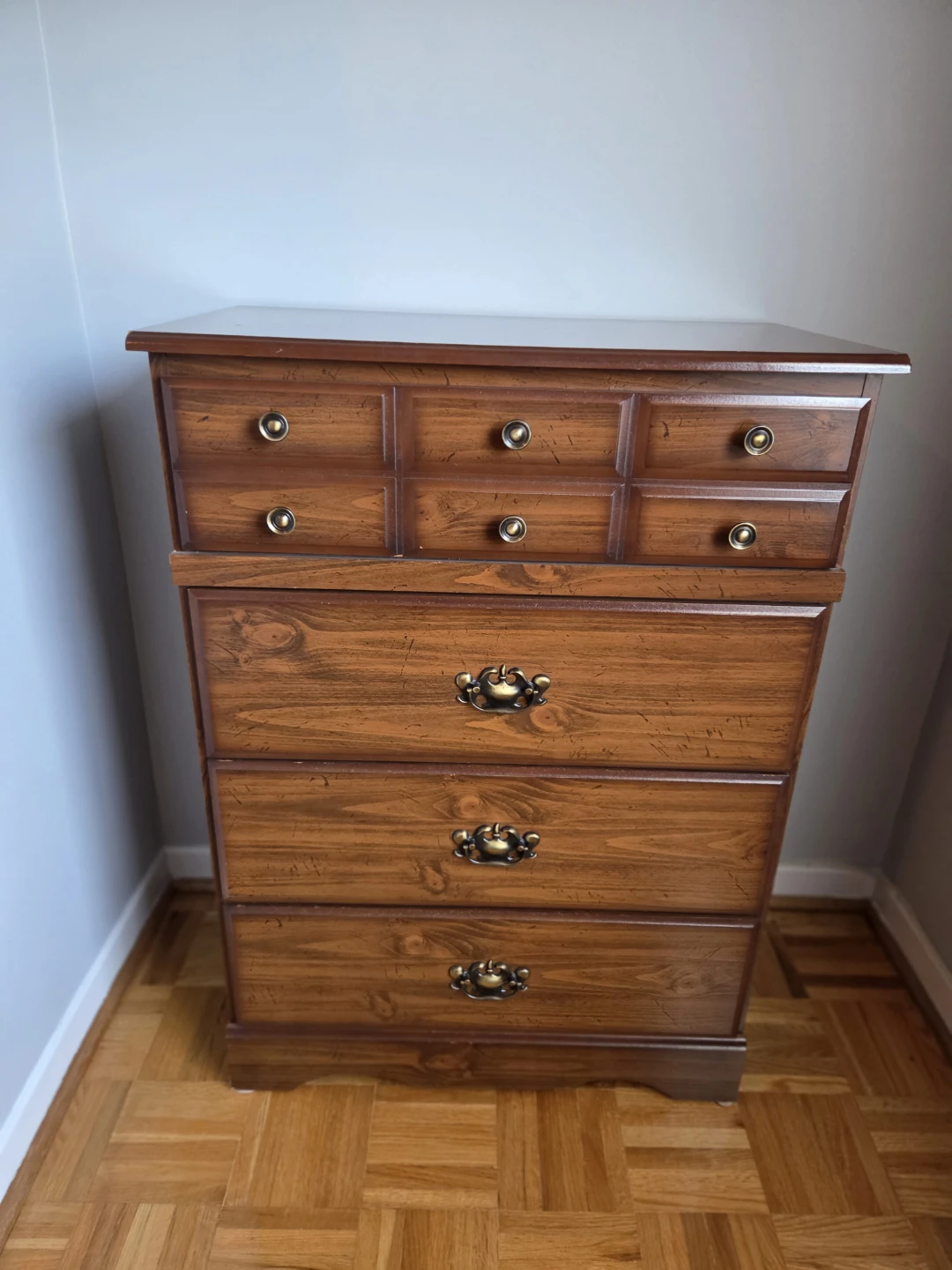 Tall Wooden Dresser