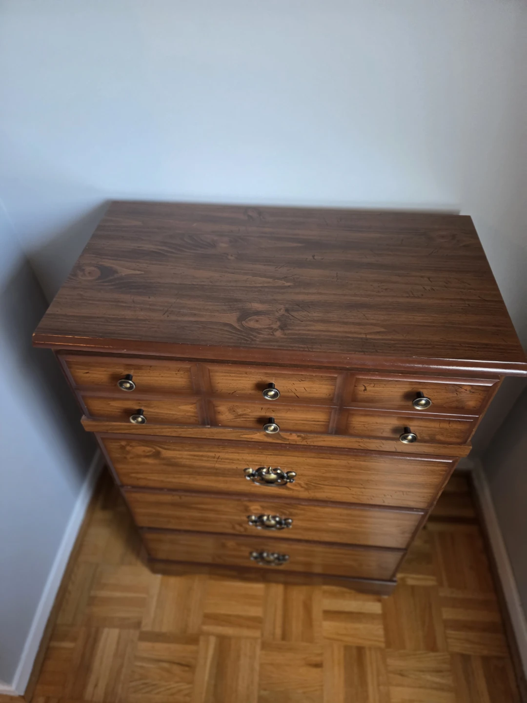 Tall Wooden Dresser - photo 3