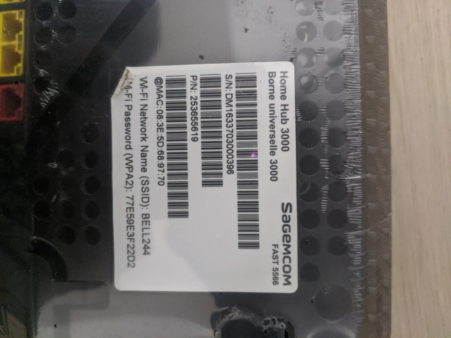 Bell Home Hub 3000 Router - photo 4