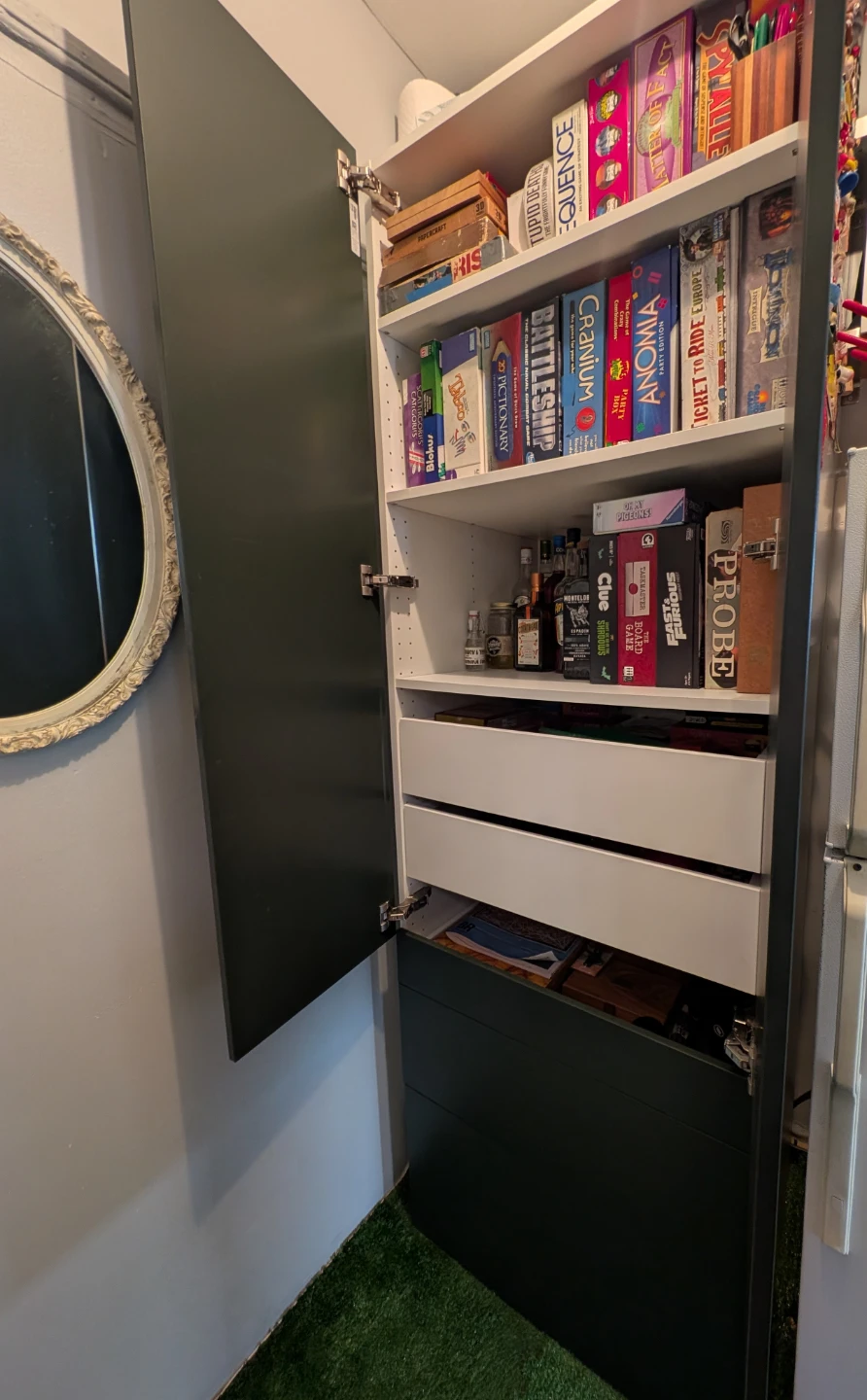 Dark Green IKEA PAXX System Cabinet - photo 3