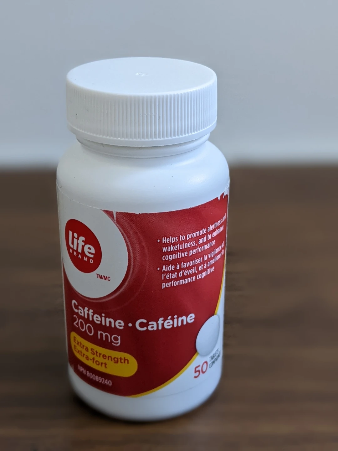 $5 (reg $12 with tax) Life Brand Caffeine Tabs 200mg