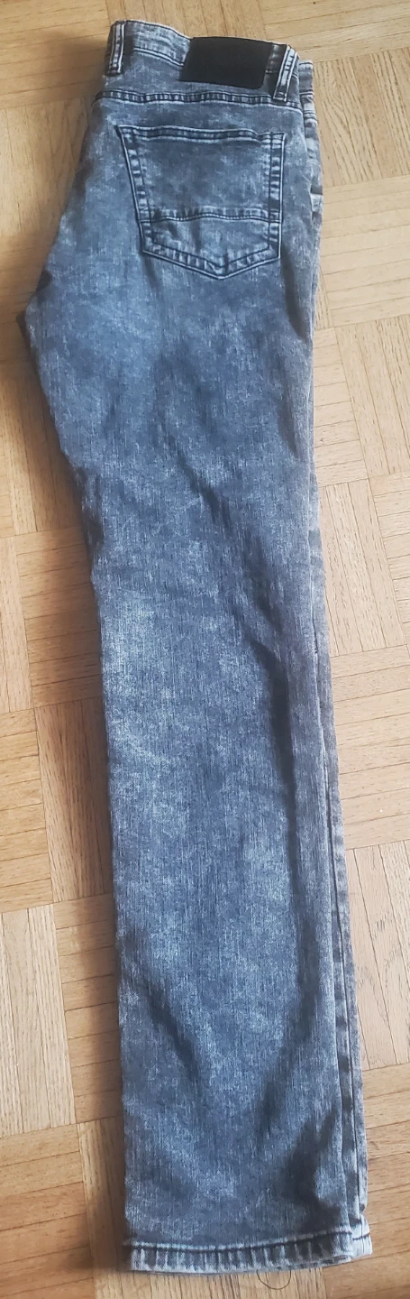 GÜESS Men's Acid Wash Moto Jeans - photo 2