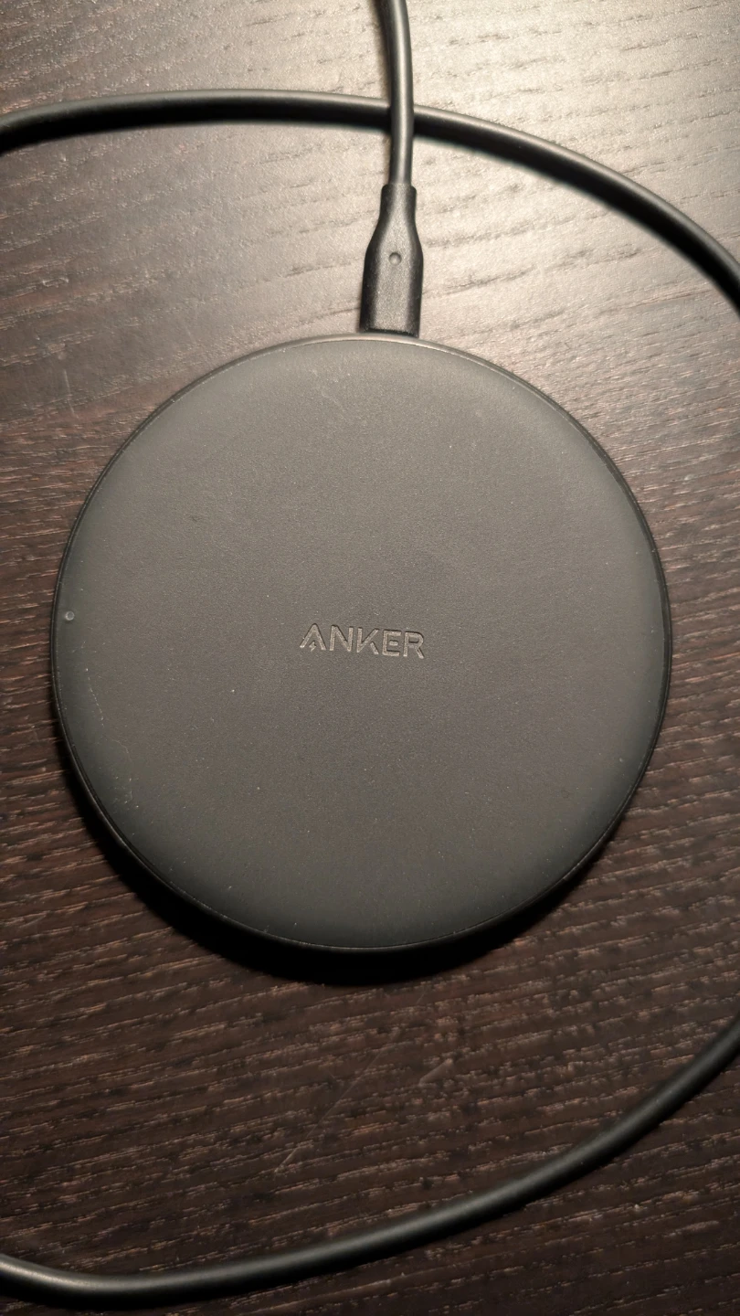 Anker PowerWave Pad wireless charger.