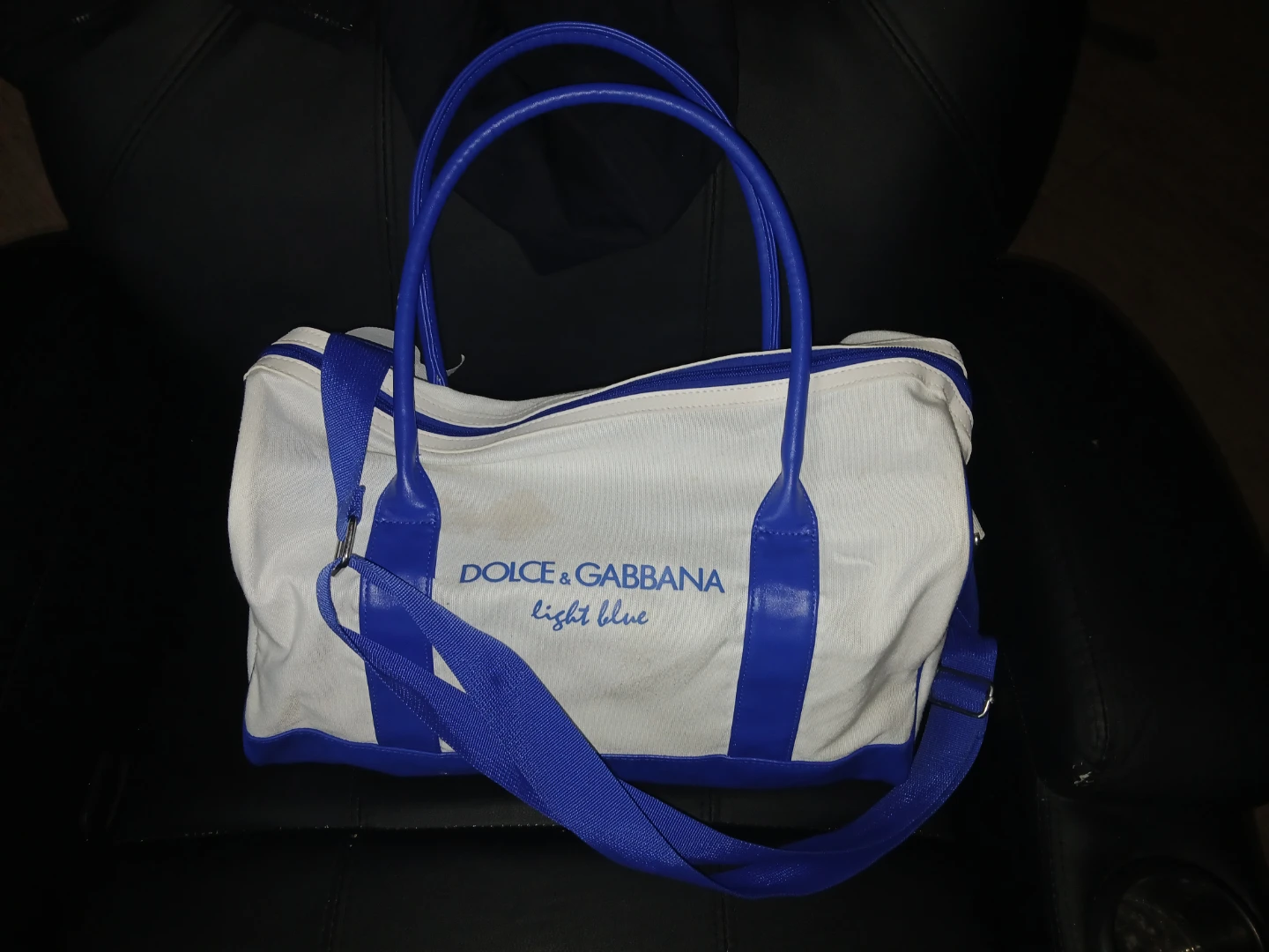 Dolce & Gabbana Light Blue Duffle Bag
