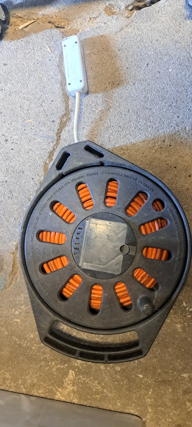 Orange Extension Cord on Reel - photo 3
