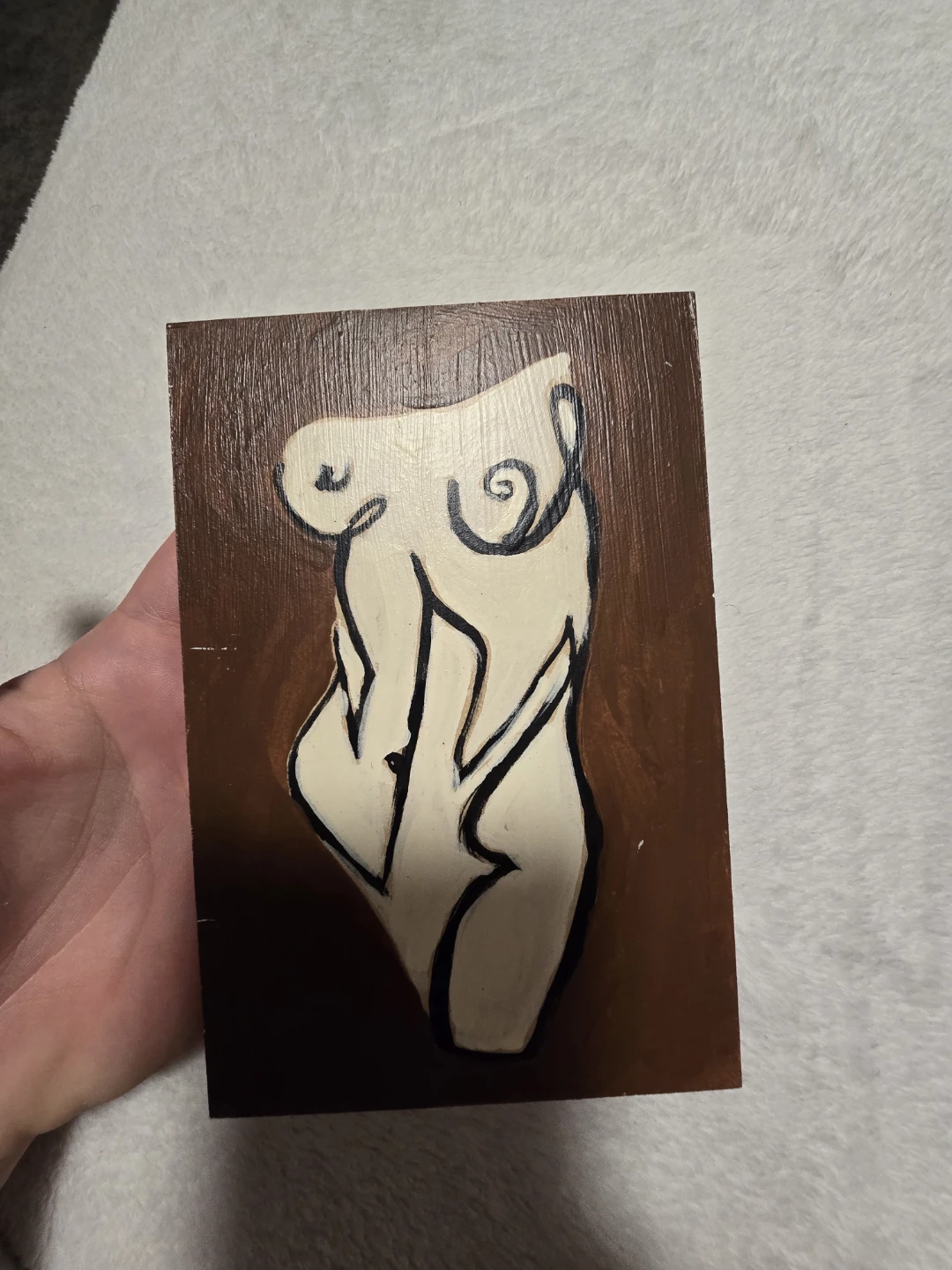 Hand-painted Wood Art
