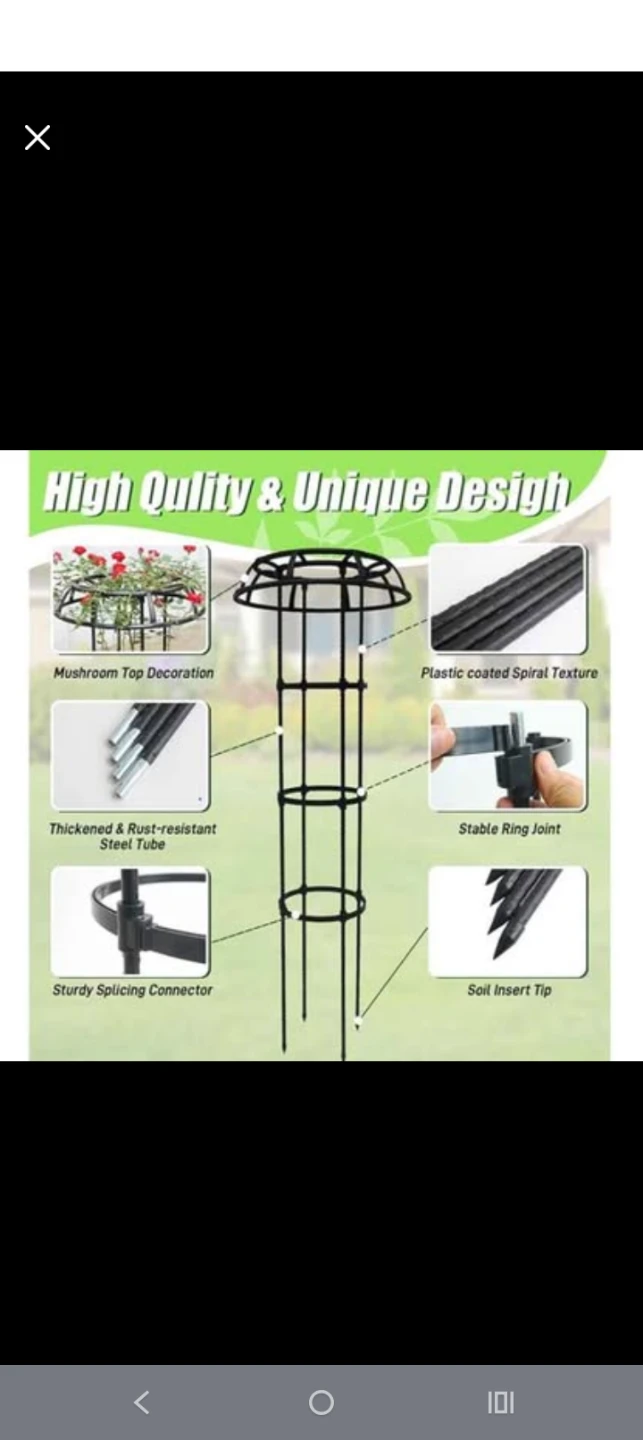Plant Support Cage for Climbing Plants - photo 2