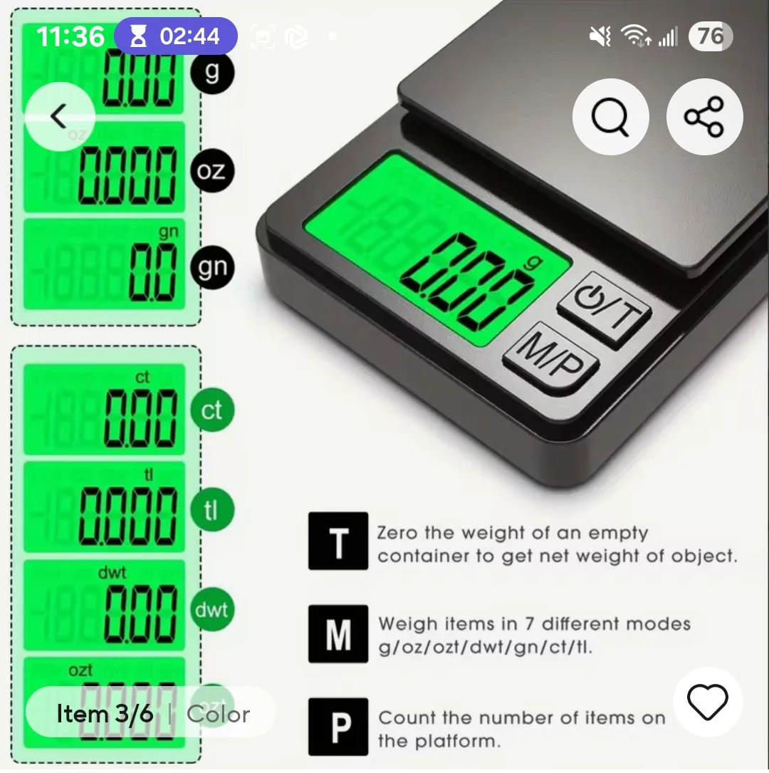 Mini pocket scale. Weigh stuff