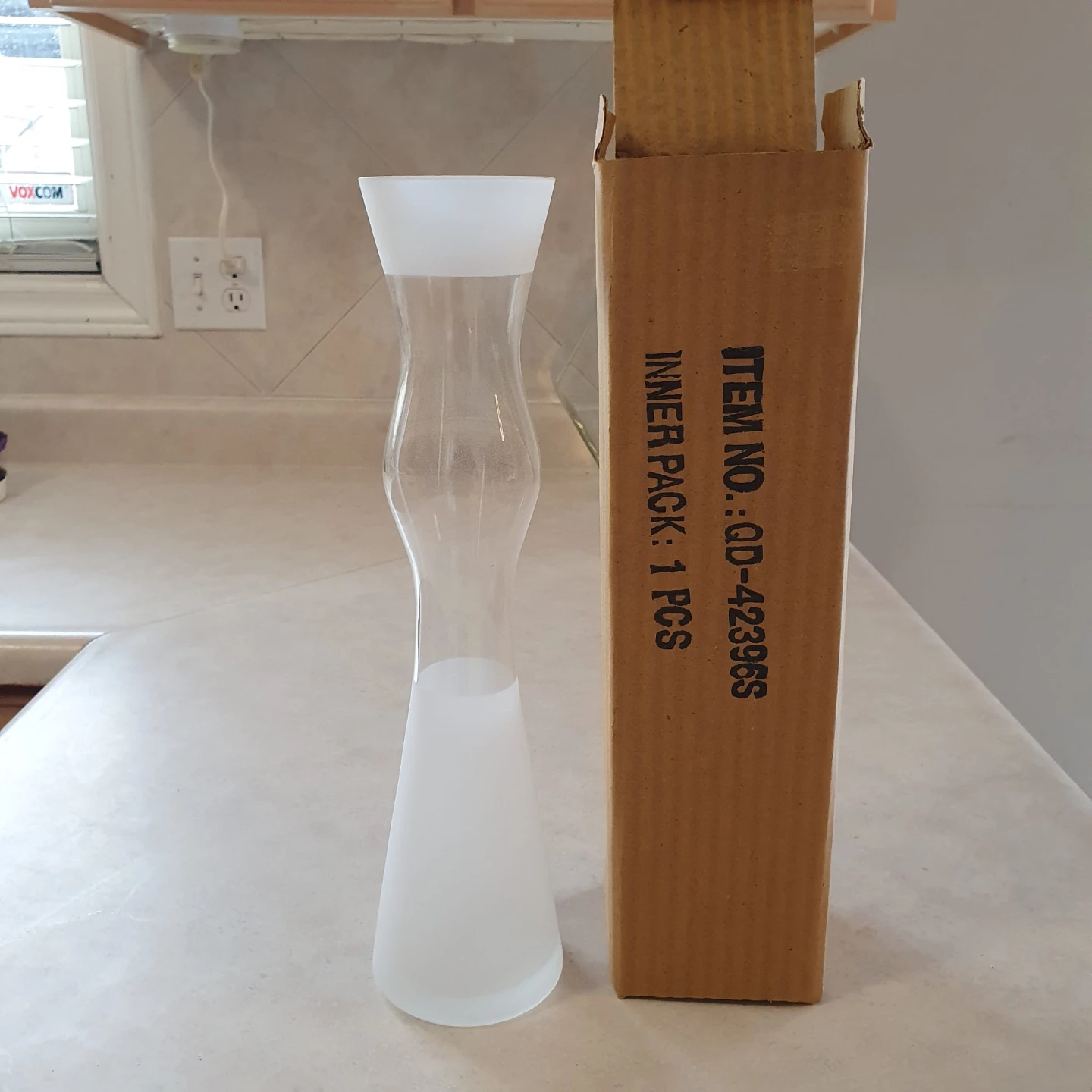 Frosted Glass Vase (multiple available)