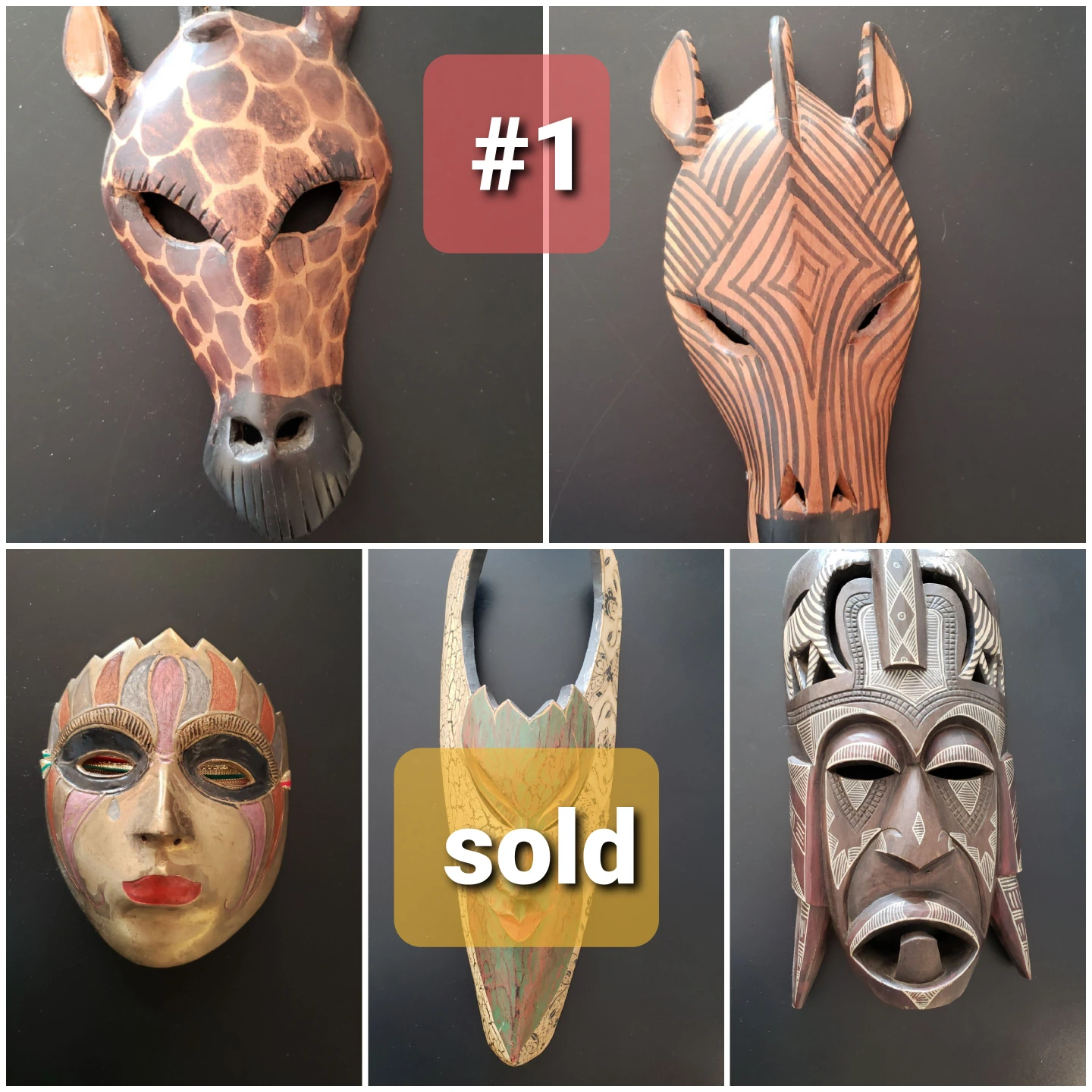 Tribal Masks and Wall Art (10)