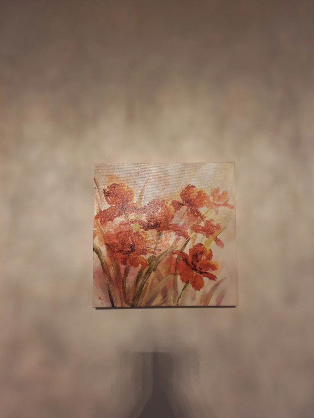 Canvas Wall Art - Red Flowers Painting - photo 2