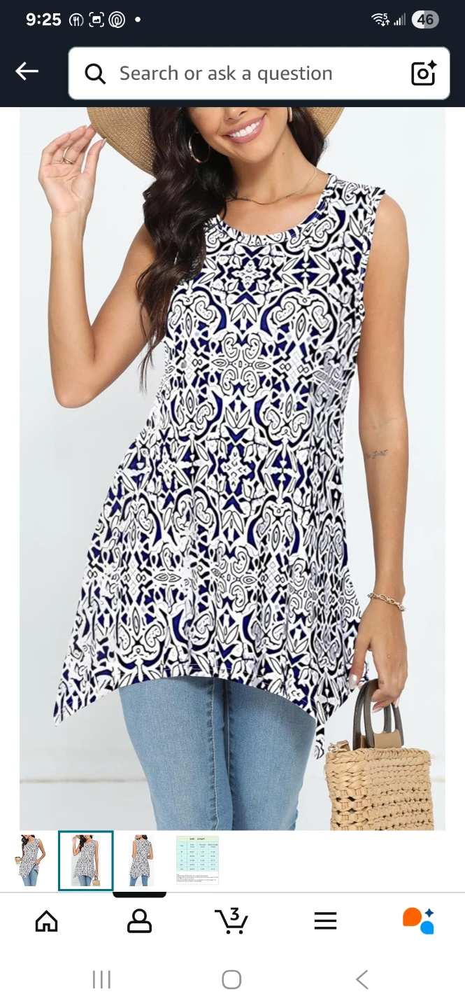 Women's Sleeveless Tunic Top 3XL - photo 5