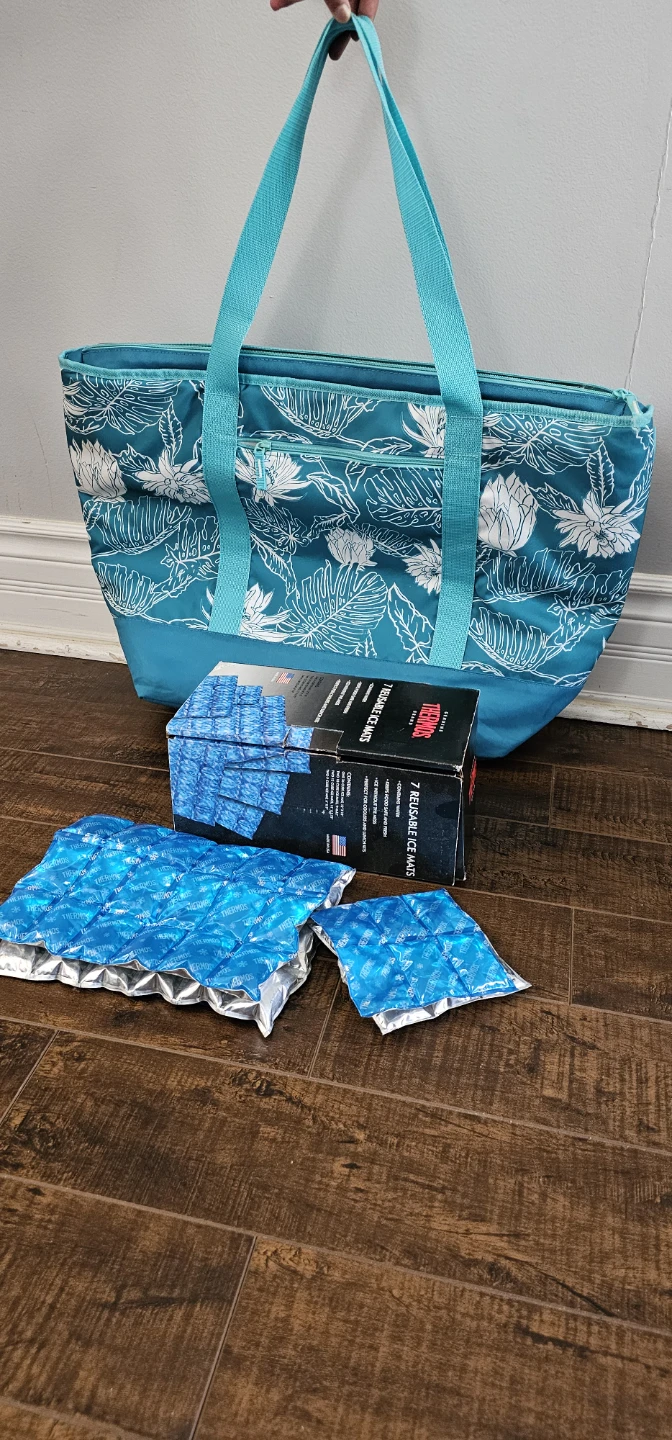 TEKTON Insulated Cooler Bag with Ice Packs