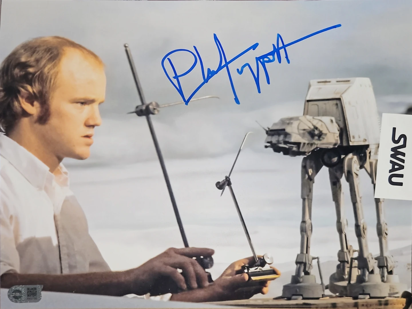 11x14 Phil Tippett Autographed Star Wars AT-AT Walker Photo