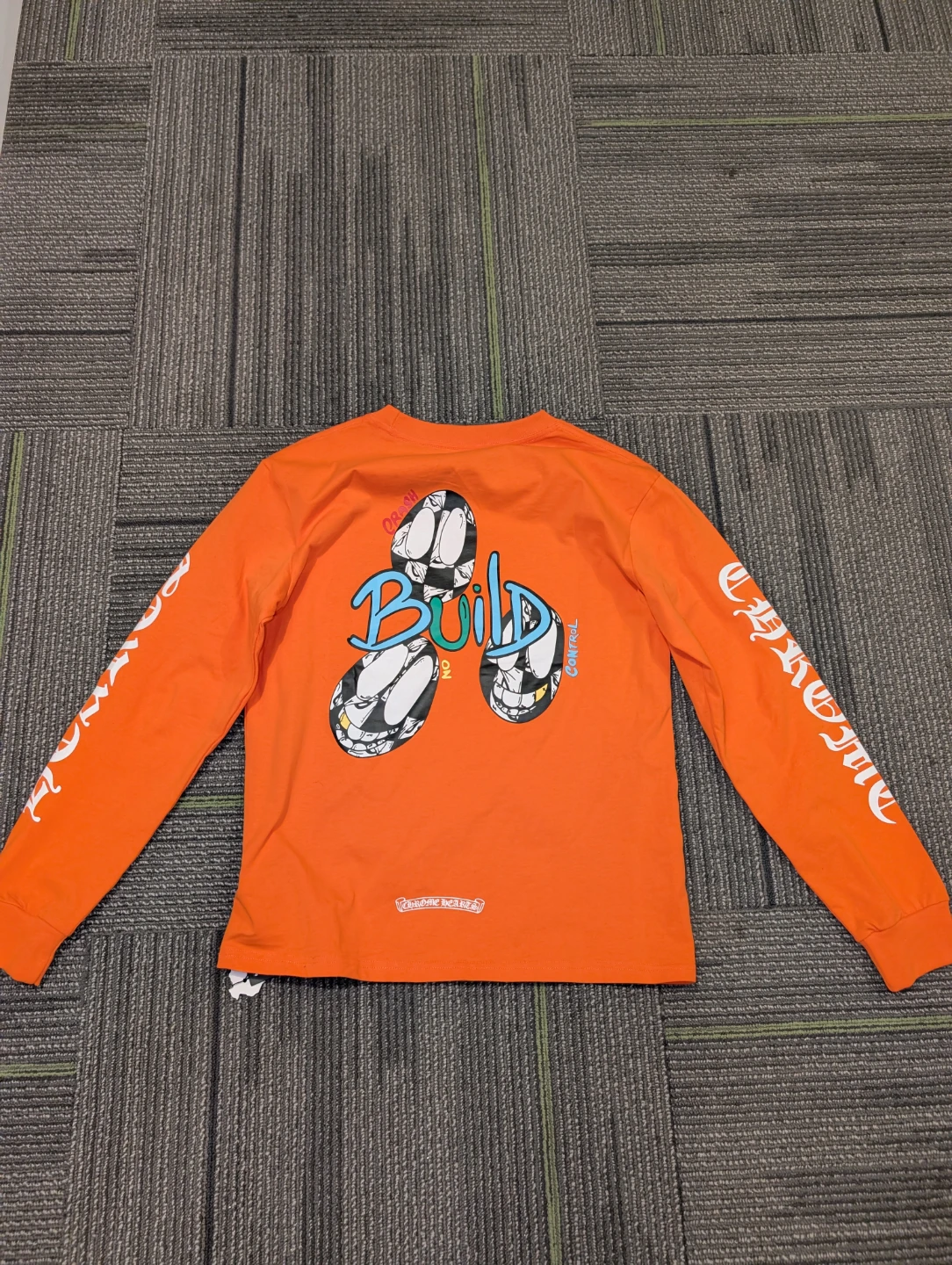 Chrome Hearts Long Sleeve Orange T-Shirt - photo 2