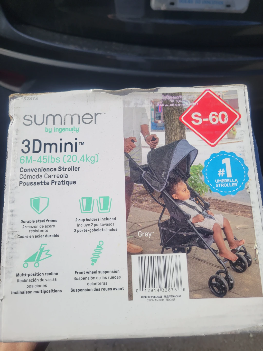 Summer 3Dmini Convenience Stroller - Gray - photo 2