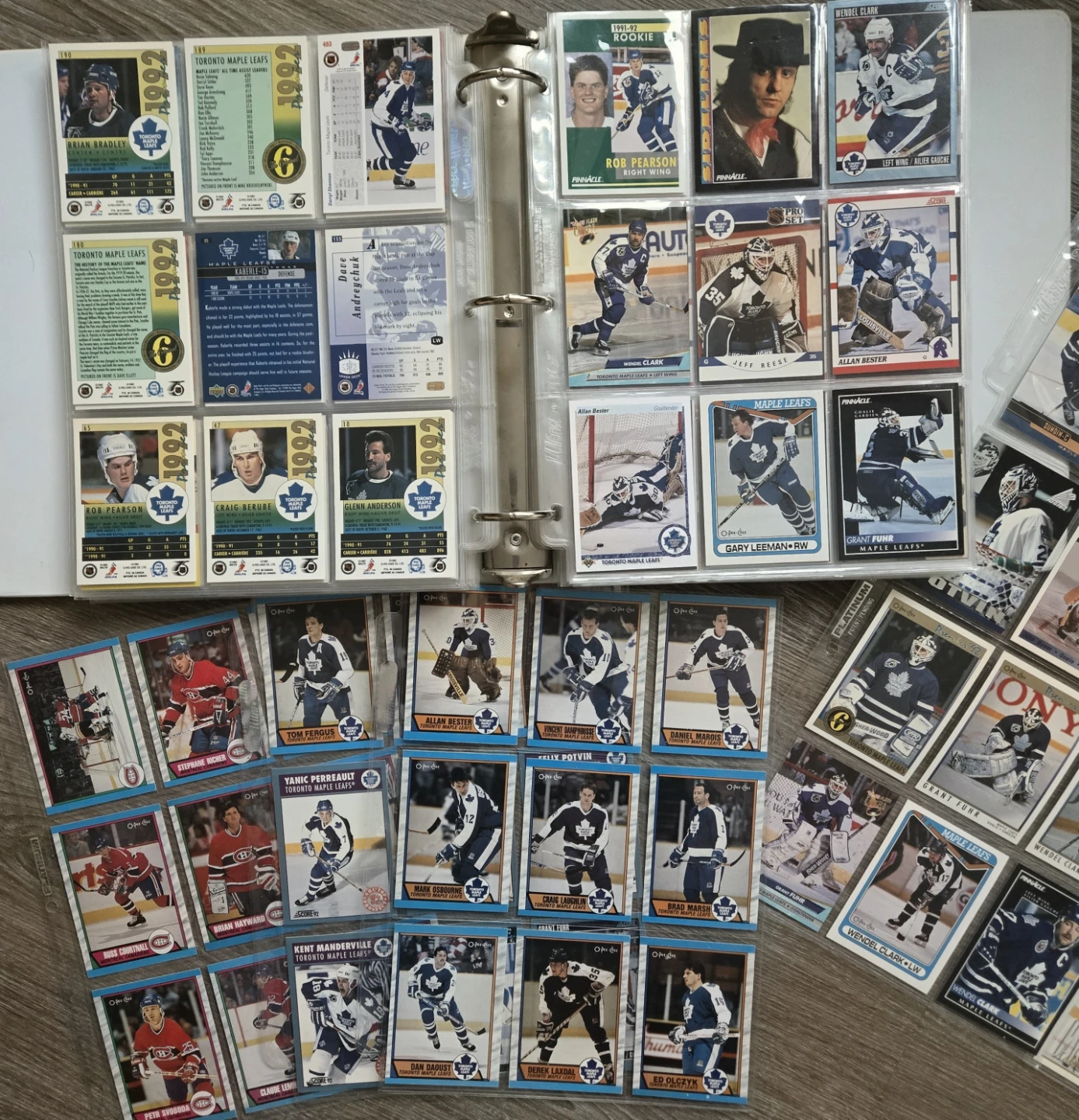 400 Card Toronto/Montreal Hockey Card Lot - photo 3