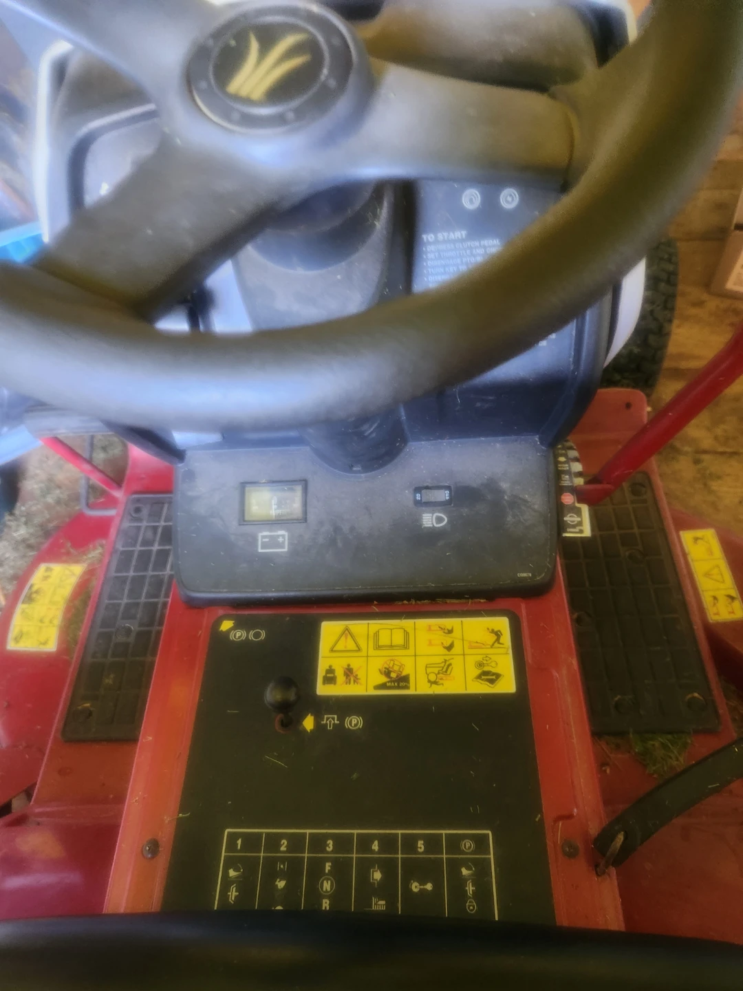 8 Year Old White Outdoor Riding Mower - photo 3