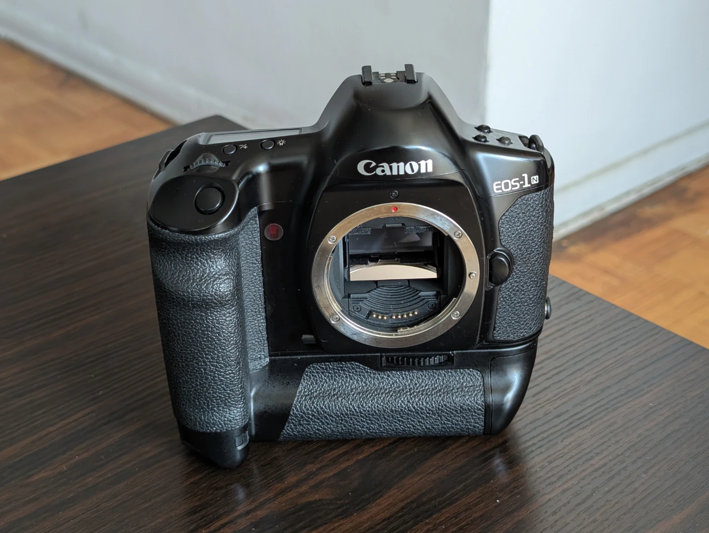 Canon EOS-1N SLR Film Camera with Power Drive Booster E1