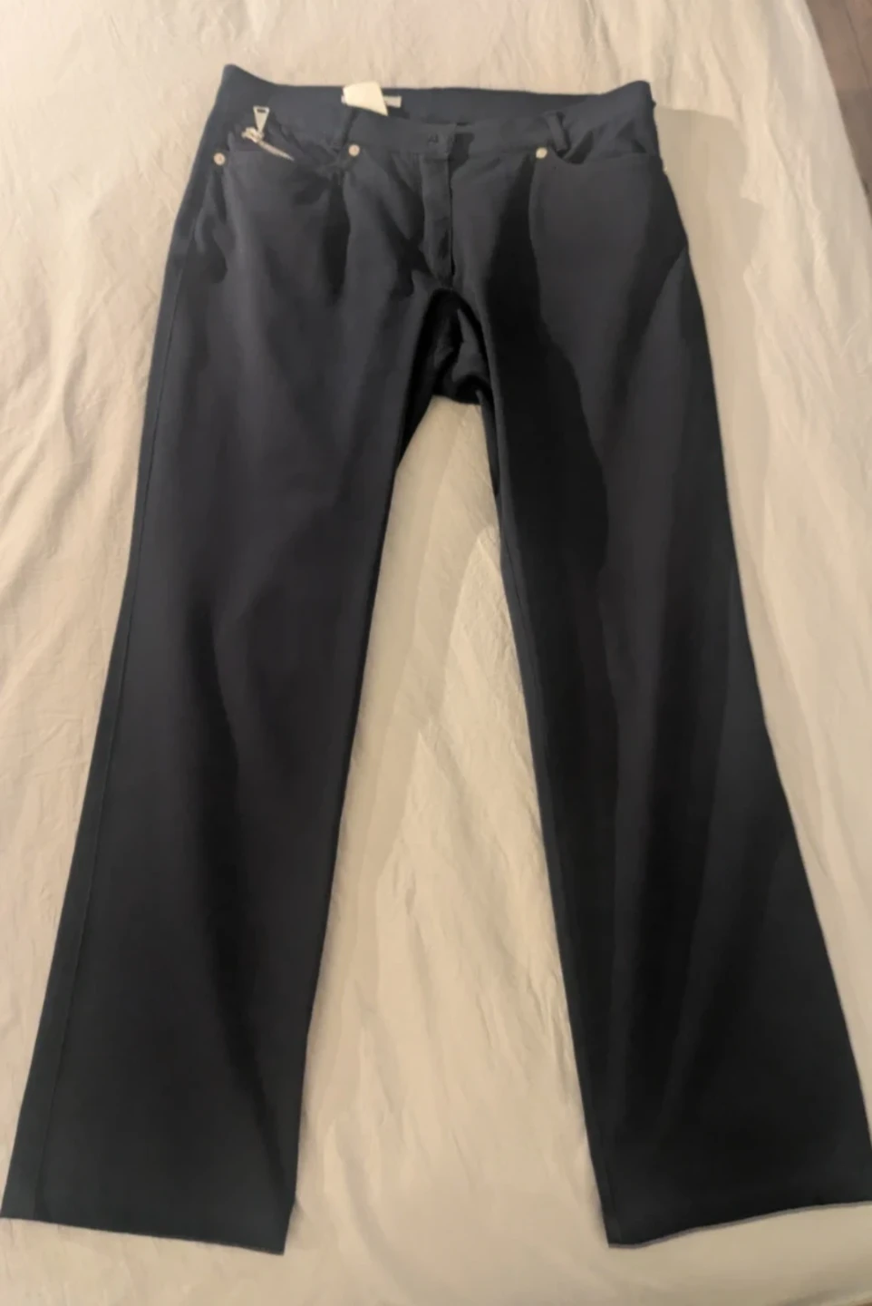 Vintage Steilmann Women's Dark Blue Straight Leg Pants
