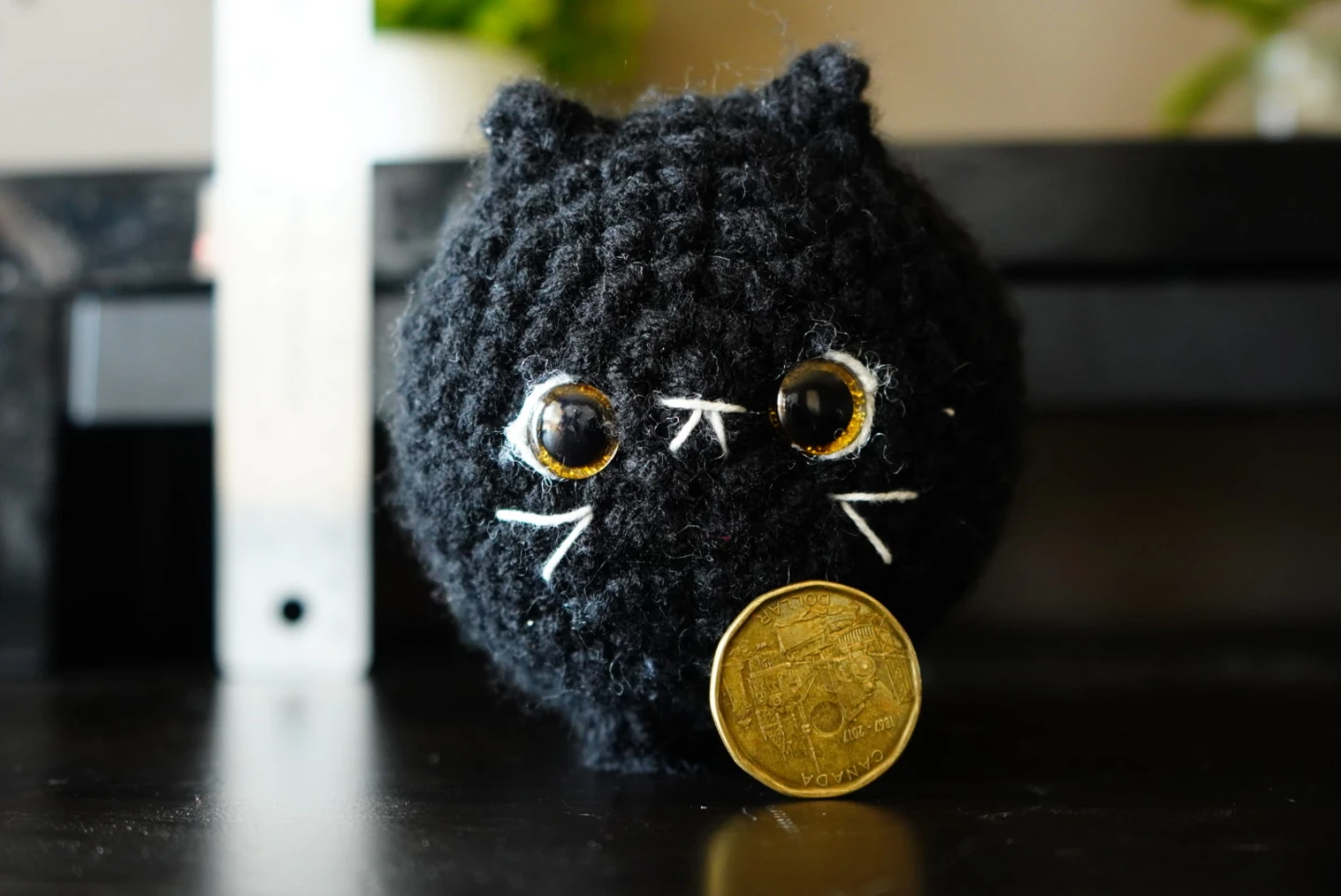 Crocheted Cat Plushies (Black & Grey) - photo 2