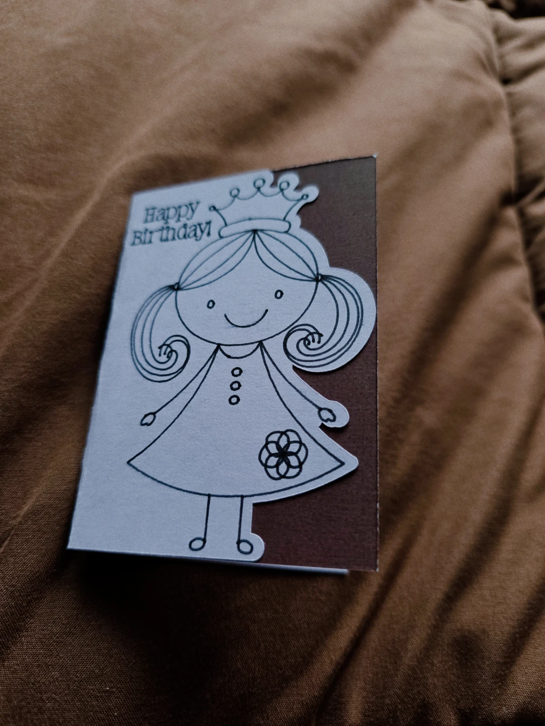 Semi- mini Handmade Birthday Card