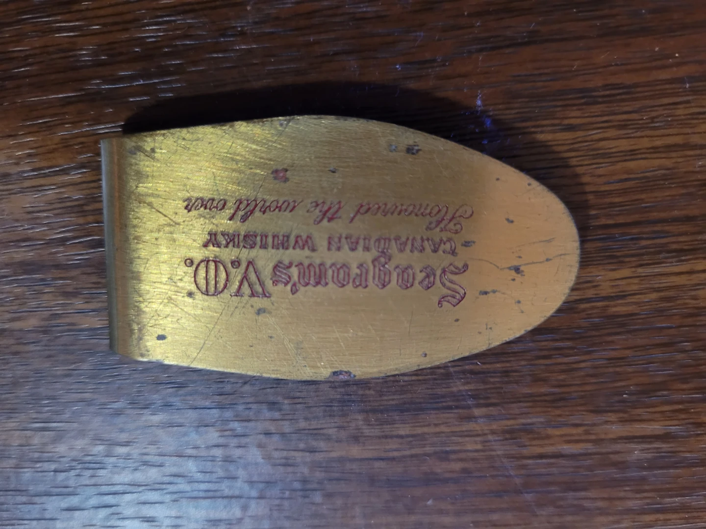 Seagram's V.O. Canadian Whisky Money Clip - photo 2