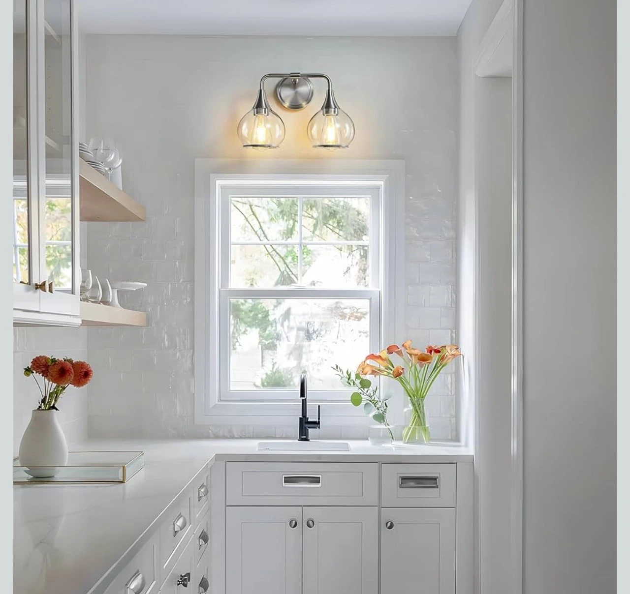 2-Light Bathroom Vanity Light Fixture - photo 4