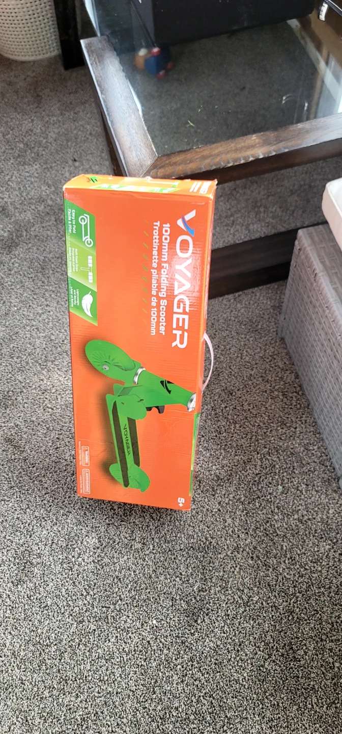 Voyager 100mm Folding Scooter - Green - photo 3