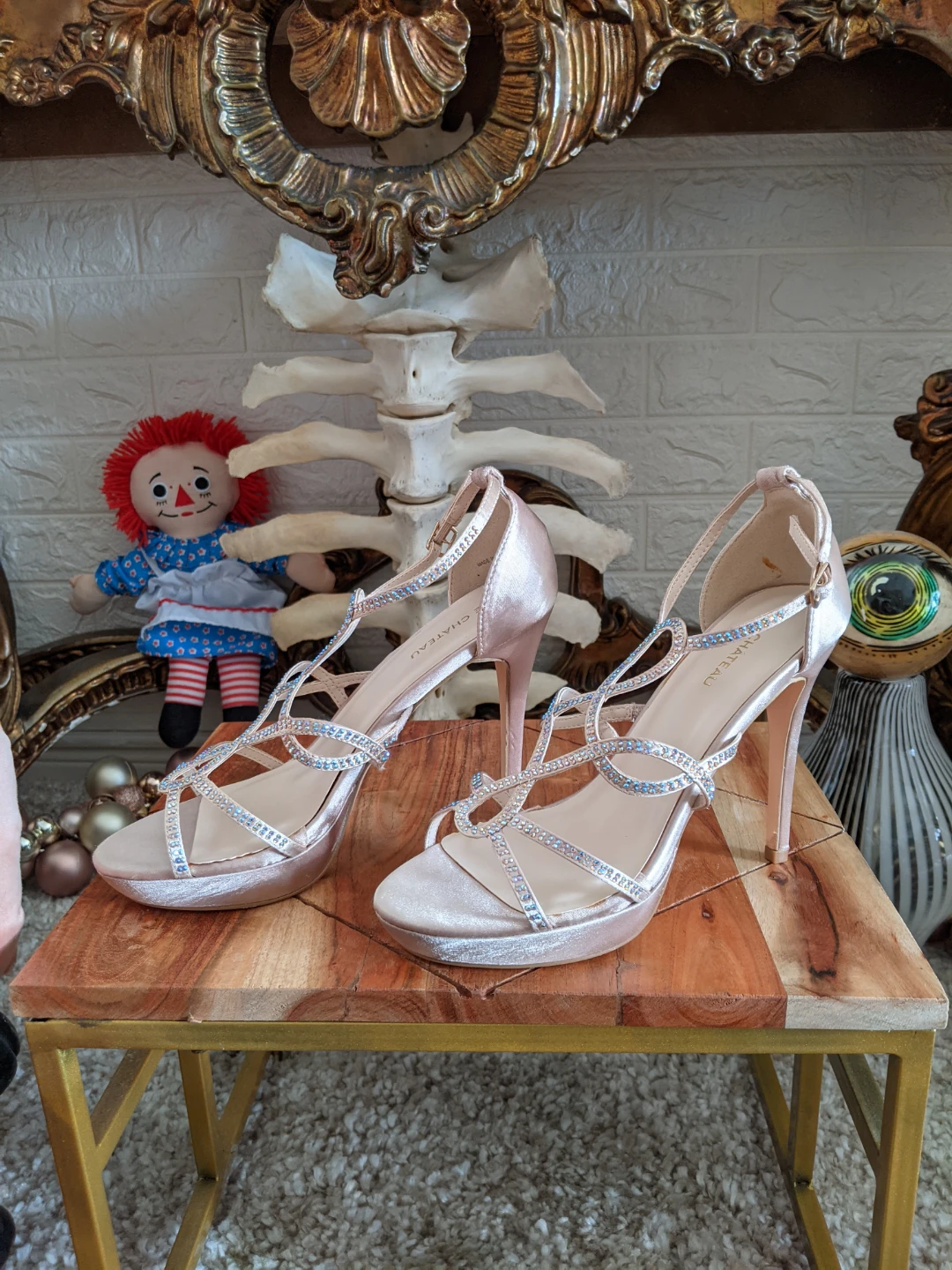 Le Château Champagne Heels Size 38 - photo 3