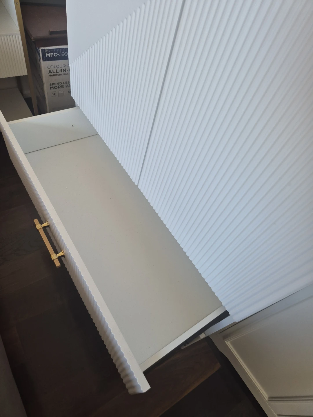 Elegant white two door armoire - photo 3