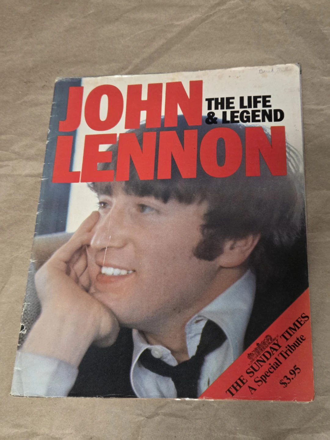 Vintage 1980 John Lennon: The Life & Legend Tribute Magazine