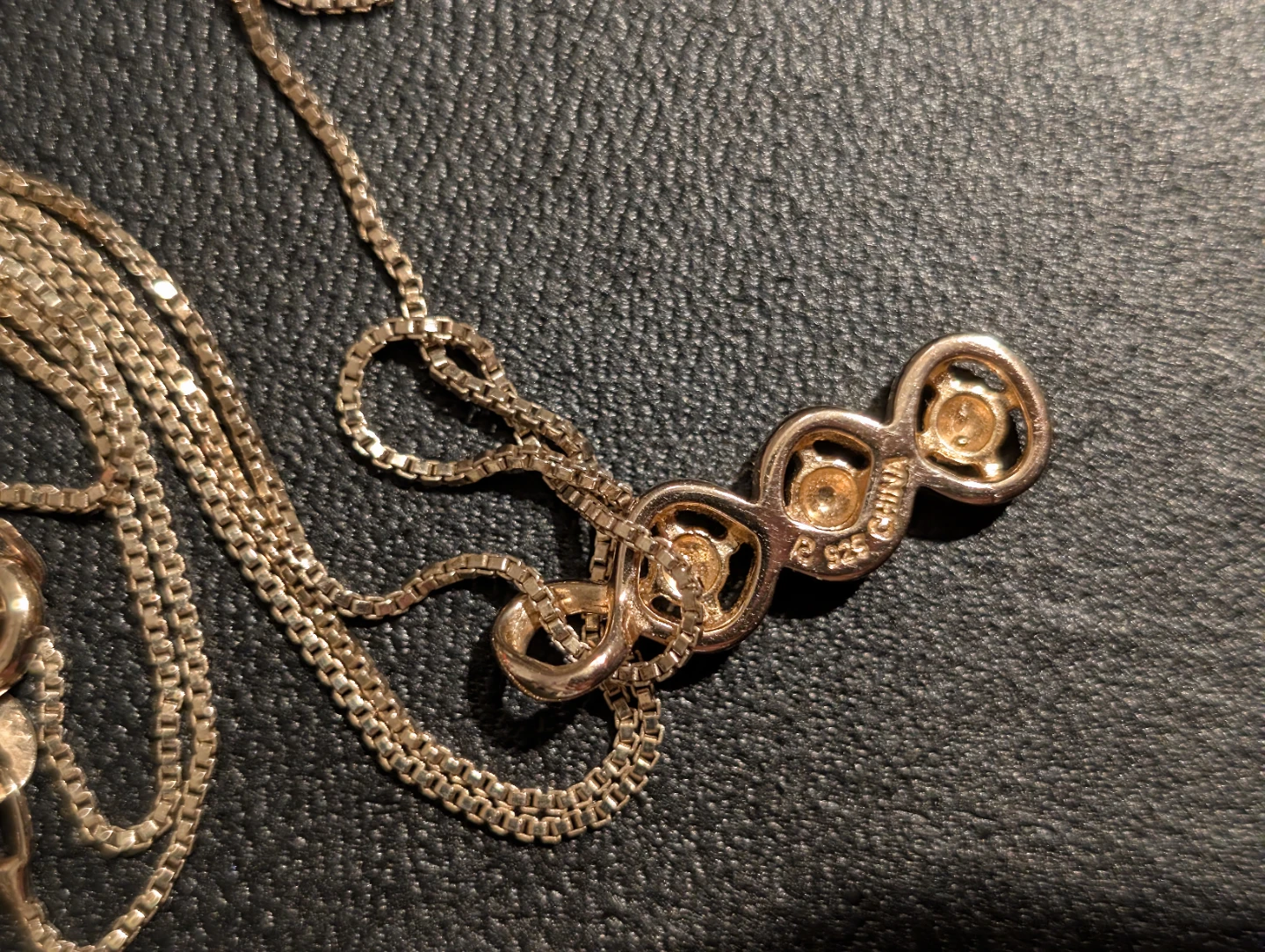 Rose Gold Tone Necklace 925 marked - photo 2