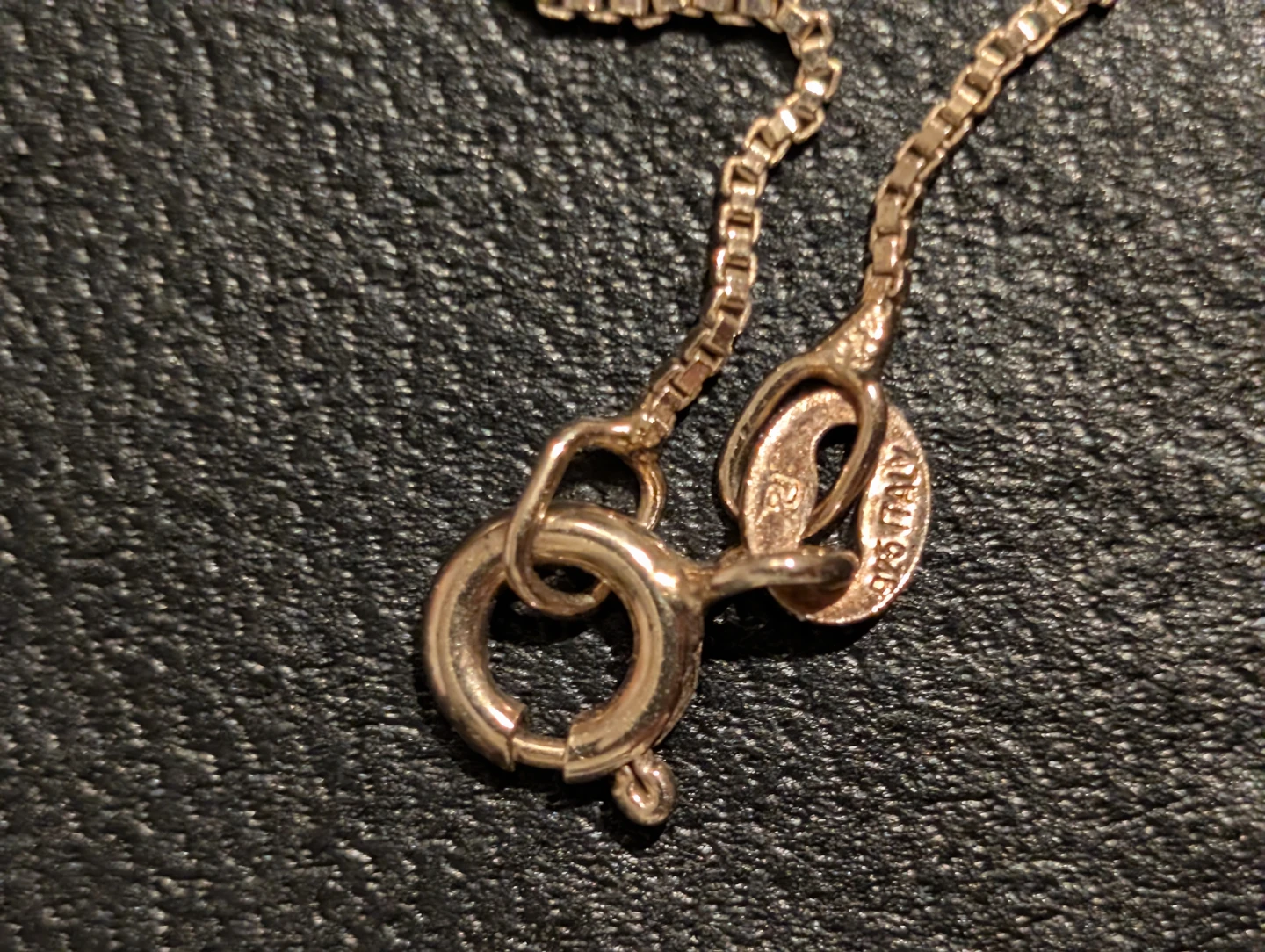 Rose Gold Tone Necklace 925 marked - photo 3